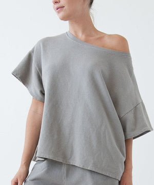 GARMENT DYE OVERSIZE CROP Fabina 