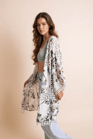 Heirloom Embroidered Kimono Leto Collection 