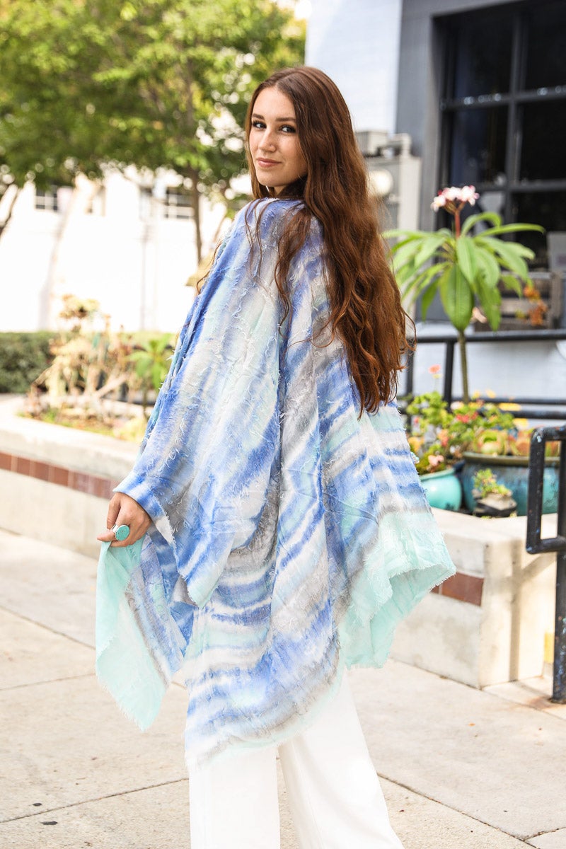 Horizontal Dip Dye Kimono Kimonos