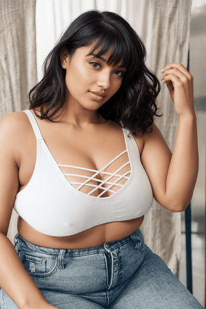 Interwoven Strappy Front Bralette Leto Collection 