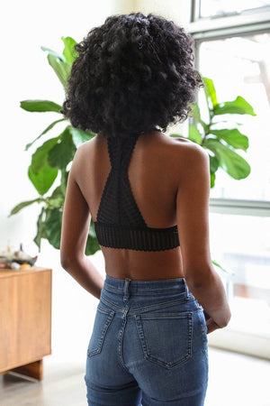 Lace Boho Racerback Bralette Bralette Leto Collection 