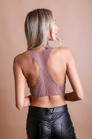 Lacey Racerback Seamless Bralette Bralette Leto Collection 