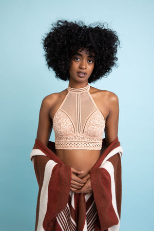 Lattice Choker Bralette Bralette Leto Collection 