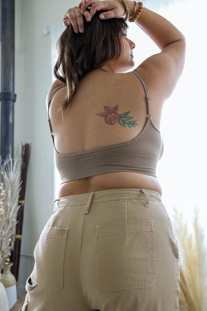 Low Back Seamless Bralette Plus Plus Size Leto Collection 