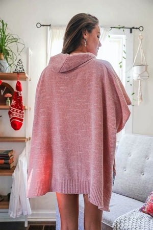 Modernized Hooded Poncho Ponchos Leto Collection 