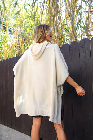 Modernized Hooded Poncho Ponchos Leto Collection 