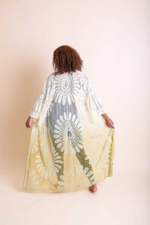 Ombre Bohemian Lace Kimono