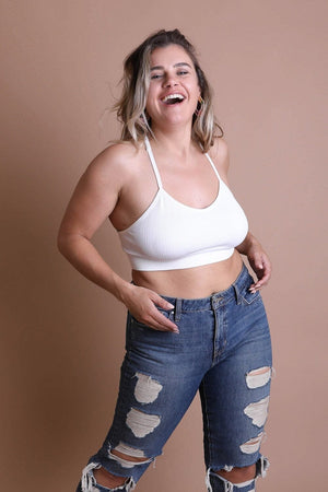 Plus Size Tattoo Back Bralette Plus Size Leto Collection 