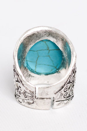 Robin's Egg Turquoise Ring Jewelry Leto Collection 