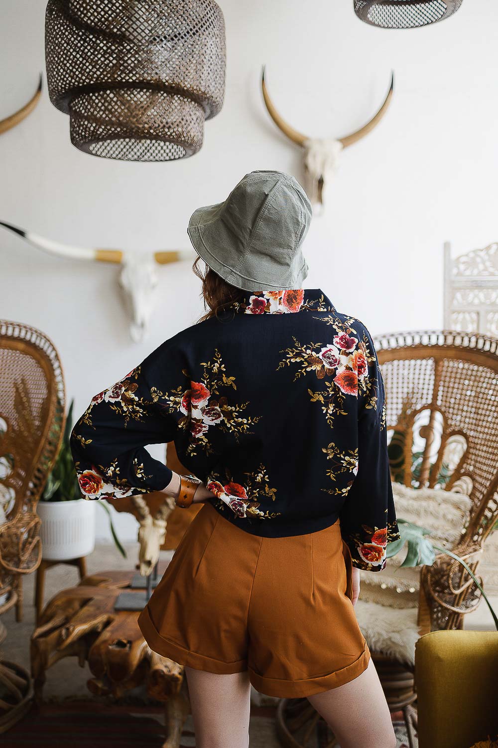 Rose Kimono Blazer Navy