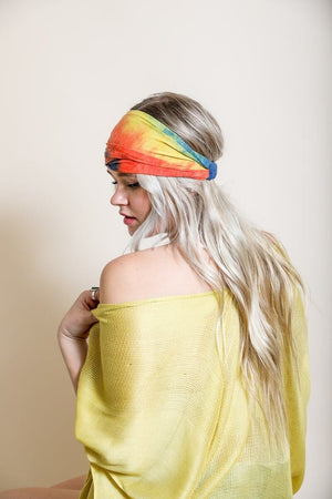 Wide Tie-Dye Headband Hats & Hair Leto Collection 