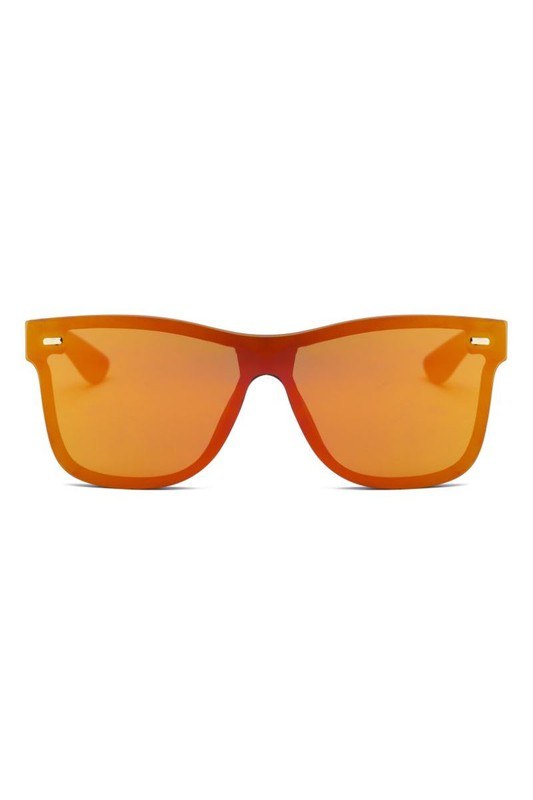 Unisex Flat Top Square Sunglasses