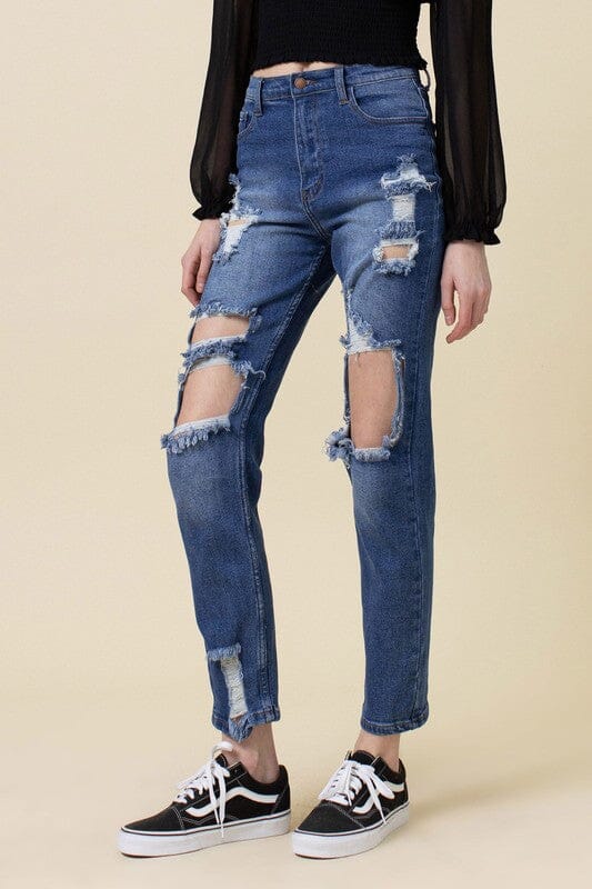 Jolene Super High Rise Mom Jeans – 11 Street Boutique