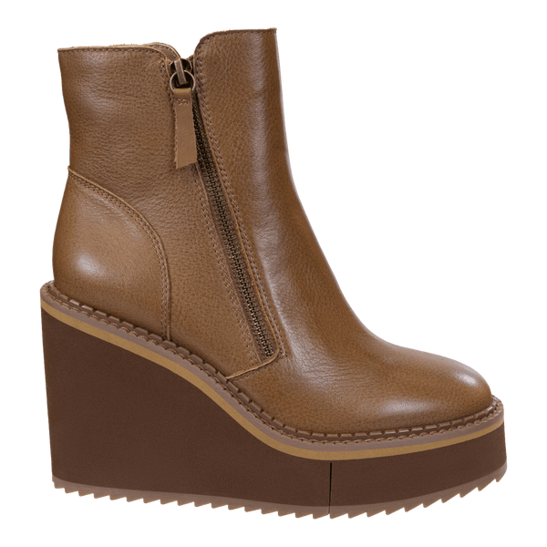 Sirina platform store wedge booties