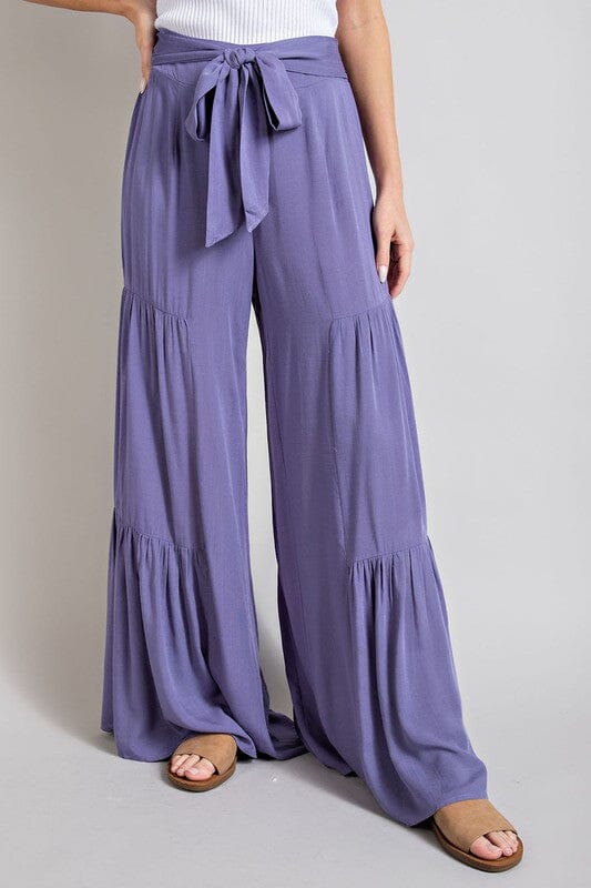 A New Day Womens Ribbed Wide Leg Sweater Pants Purple (5314)